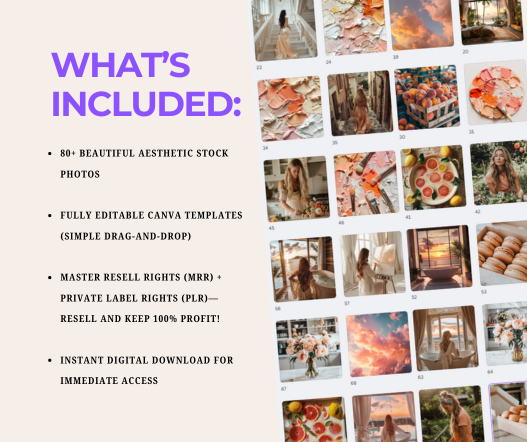 Complete Aesthetic Stock Photos Bundle