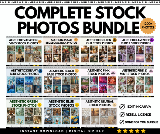 Complete Aesthetic Stock Photos Bundle