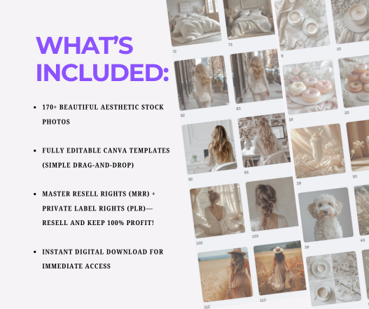 Complete Aesthetic Stock Photos Bundle
