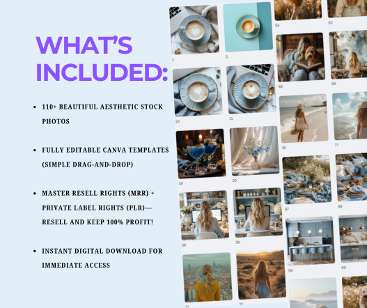 Complete Aesthetic Stock Photos Bundle