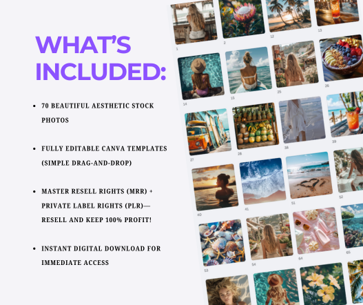 Complete Aesthetic Stock Photos Bundle