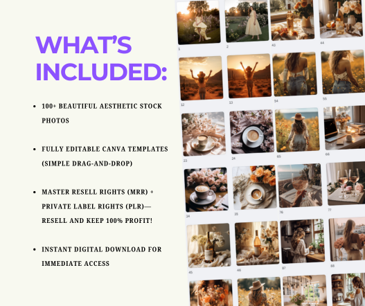 Complete Aesthetic Stock Photos Bundle